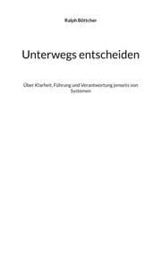 Cover von Unterwegs entscheiden