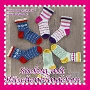Cover von Socken mit Rüschenbündchen