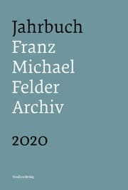 Cover von Jahrbuch Franz-Michael-Felder-Archiv 2020