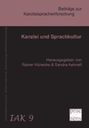 Cover von Kanzlei und Sprachkultur