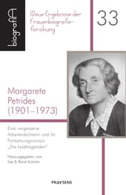 Cover von Margarete Petrides (1901-1973)