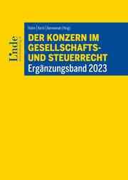 Cover von Der Konzern im Gesellschafts- und Steuerrecht - Ergänzungsband 2023