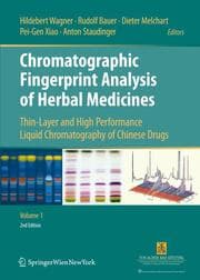 Cover von Chromatographic Fingerprint Analysis of Chinese Drugs