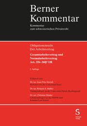 Cover von Gesamtarbeitsvertrag und Normalarbeitsvertrag, Art. 356-360f OR