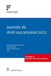 Cover von Journée de droit successoral 2022
