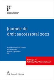 Cover von Journée de droit successoral 2022