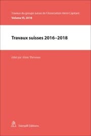Cover von Travaux suisses 2016-2018