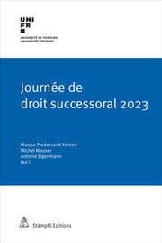 Cover von Journée de droit successoral 2023