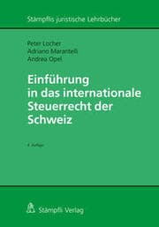 Cover von Einführung in das internationale Steuerrecht der Schweiz