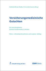 Cover von Versicherungsmedizinische Gutachten