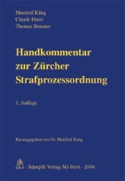 Cover von Handkommentar zur Zürcher Strafprozessordnung