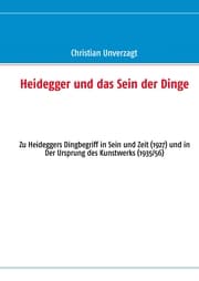 Cover von Heidegger und das Sein der Dinge