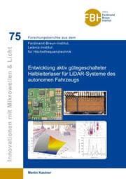 Cover von Entwicklung aktiv gütegeschalteter Halbleiterlaser für LiDAR-Systeme des autonomen Fahrzeugs