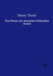Cover von Das Wesen der deutschen bildenden Kunst