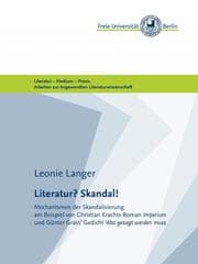 Cover von Literatur? Skandal!