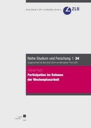 Cover von Partizipation im Rahmen der Wochenplanarbeit