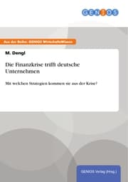 Cover von Die Finanzkrise trifft deutsche Unternehmen