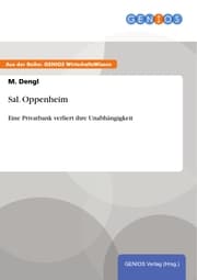 Cover von Sal. Oppenheim
