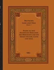 Cover von Bilder aus dem sächsischen Berglande, der Oberlausitz und den Ebenen der Elbe, Elster und Saale.