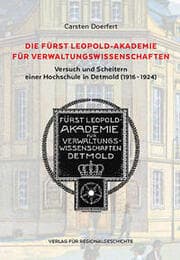 Cover von Die Fürst Leopold-Akademie für Verwaltungswissenschaften