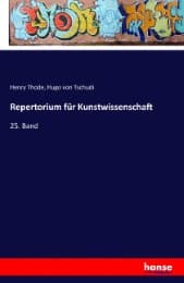 Cover von Repertorium für Kunstwissenschaft