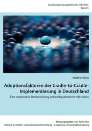 Cover von Adoptionsfaktoren der Cradle-to-Cradle-Implementierung in Deutschland