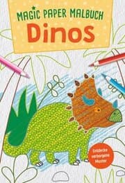 Cover von Magic Paper Malbuch - Dinos