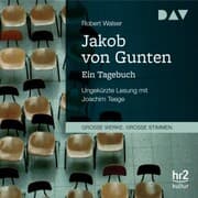 Cover von Jakob von Gunten. Ein Tagebuch