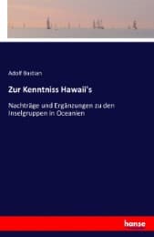 Cover von Zur Kenntniss Hawaii's