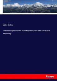 Cover von Untersuchungen aus dem Physiologischen Institut der Universität Heidelberg
