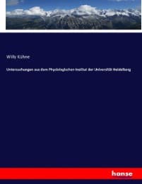 Cover von Untersuchungen aus dem Physiologischen Institut der Universität Heidelberg