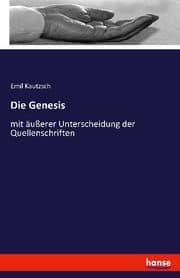 Cover von Die Genesis