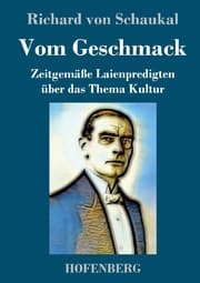 Cover von Vom Geschmack