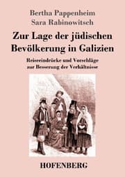Cover von Zur Lage der jüdischen Bevölkerung in Galizien