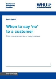 Cover von When to say 'no' to a customer