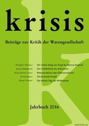 Cover von Krisis - Jahrbuch 2016