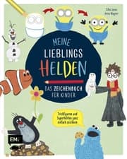 Cover von Meine Lieblingshelden - Das Zeichenbuch für Kinder