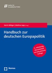 Cover von Handbuch zur deutschen Europapolitik