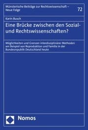 Cover von Eine Brücke zwischen den Sozial- und Rechtswissenschaften?