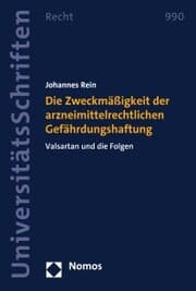 Cover von Die Zweckmäßigkeit der arzneimittelrechtlichen Gefährdungshaftung