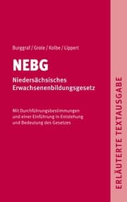 Cover von NEBG - Niedersächsisches Erwachsenenbildungsgesetz