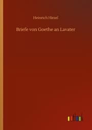 Cover von Briefe von Goethe an Lavater