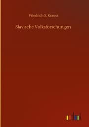 Cover von Slavische Volksforschungen
