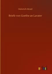 Cover von Briefe von Goethe an Lavater