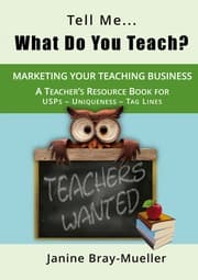 Cover von Tell Me... What Do You Teach?