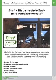 Cover von Neues verkehrswissenschaftliches Journal - Ausgabe 25
