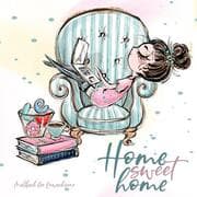 Cover von Home Sweet Home - Malbuch für Erwachsene