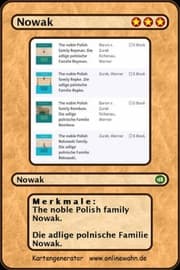 Cover von The noble Polish family Nowak. Die adlige polnische Familie Nowak.