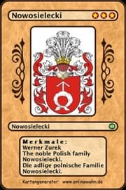Cover von The noble Polish family Nowosielecki. Die adlige polnische Familie Nowosielecki.