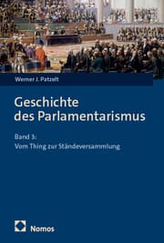 Cover von Geschichte des Parlamentarismus 3